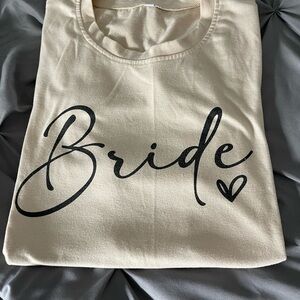 Cream 'Bride' T-Shirt